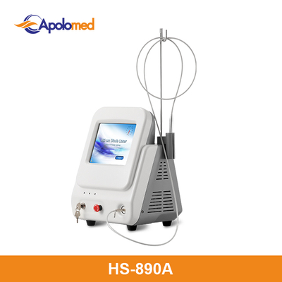 Laser portátil do diodo da dermatologia 980nm com fibra