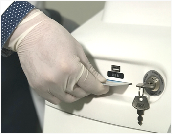 QS laser IC card function Função de cartão IC laser QS