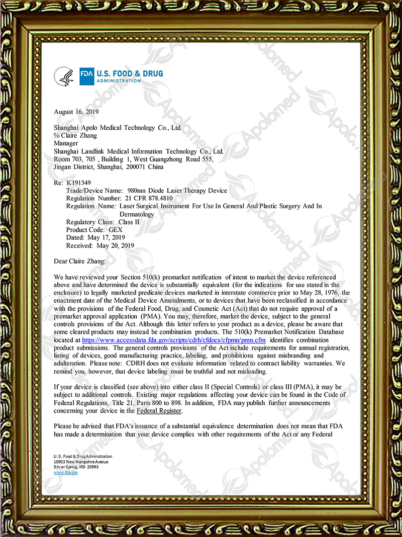 Laser de diodo de 980nm-HS-890-认证