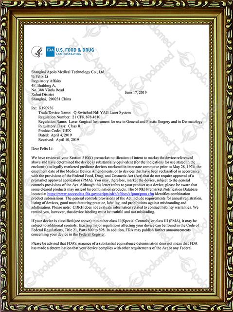 Q-Switched Nd: Yag Laser FDA