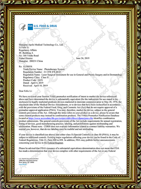 Sistema de terapia fotodin&acirc;mica FDA