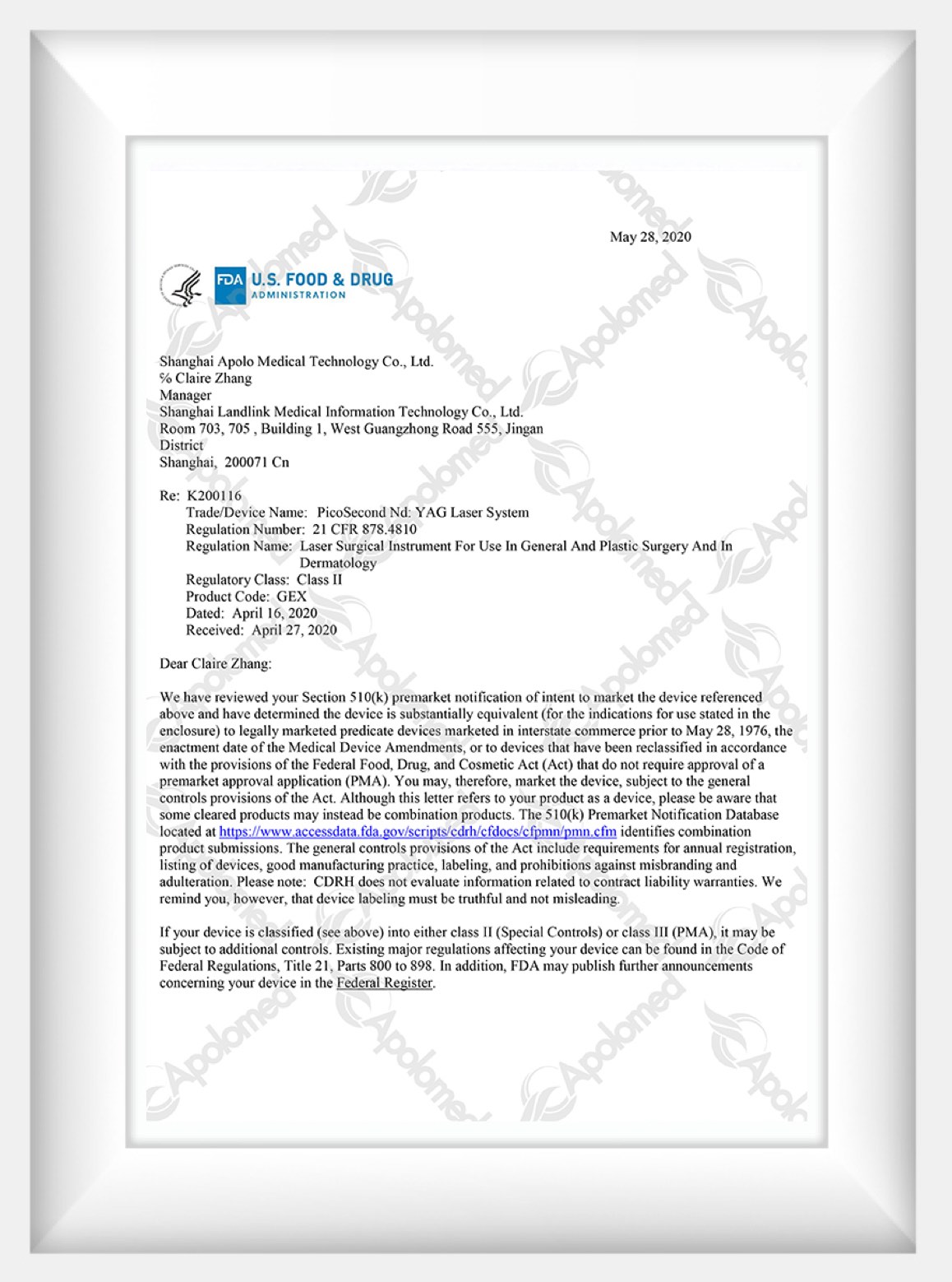 Excelência certificada em laser de picossegundos