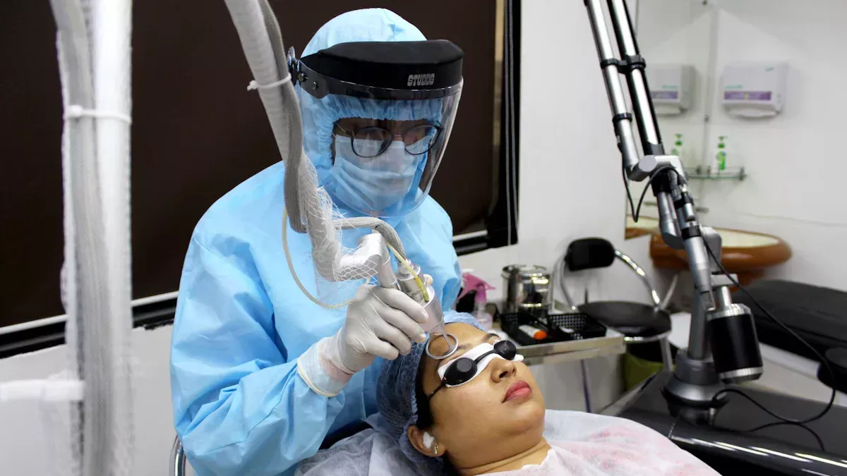 Quanto tempo leva para que uma queima a laser se cure