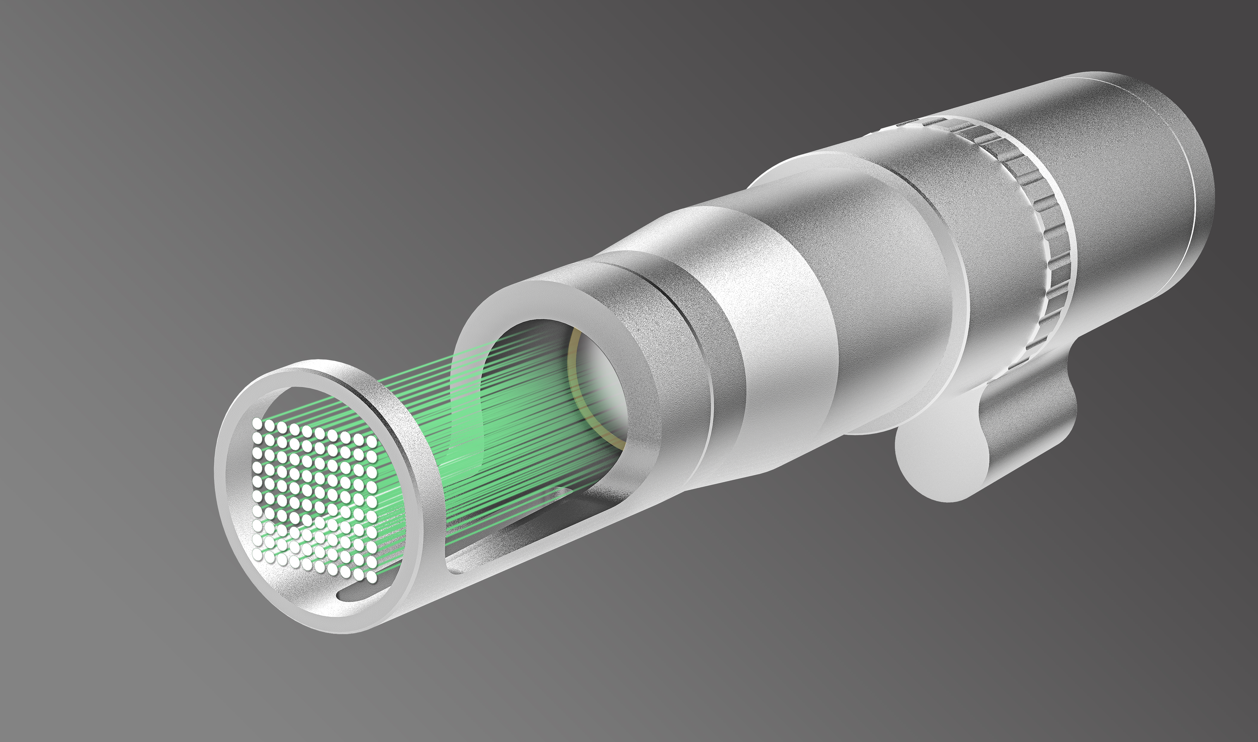 皮纳秒-微焦点阵示意图
