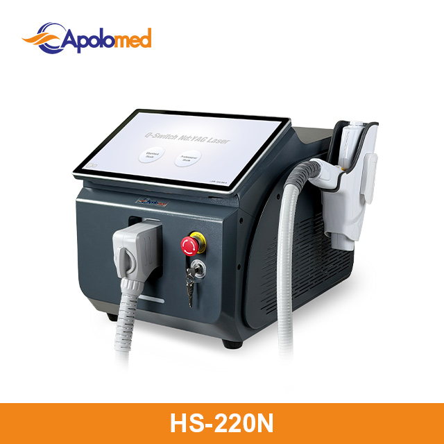 Novo laser portátil QS Nd Yag 