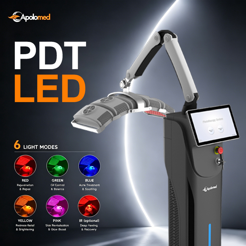 Máquina de terapia LED PDT para tratamento de acne