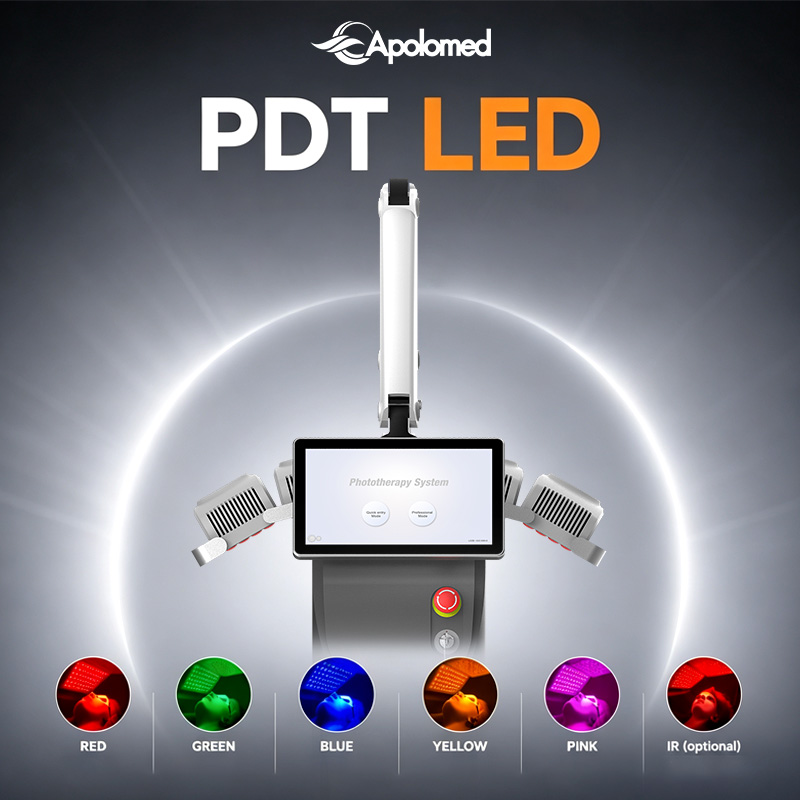Máquina de terapia LED PDT para tratamento de acne