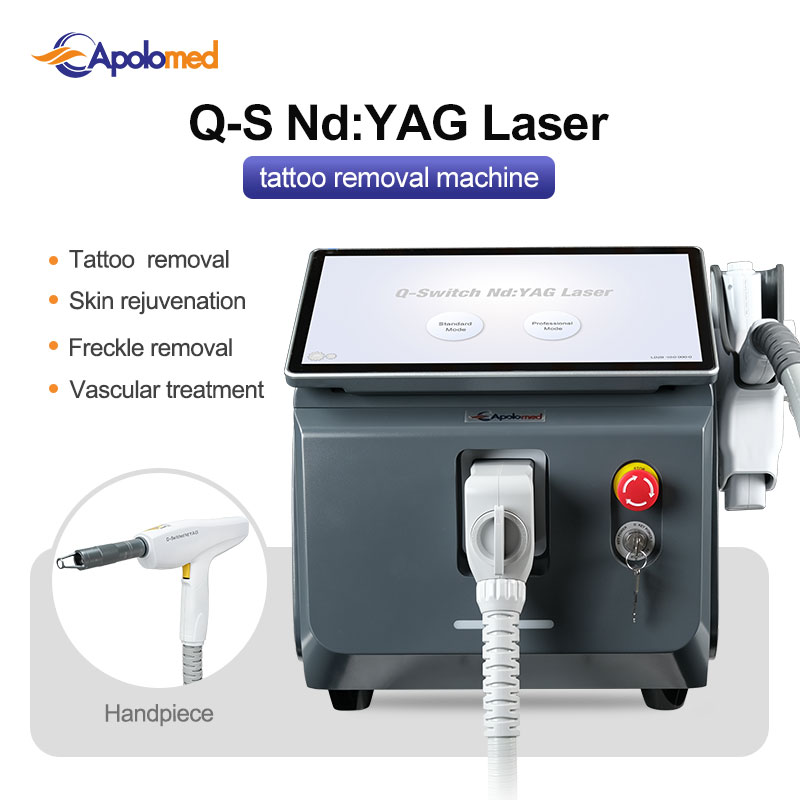 Novo laser portátil QS Nd Yag 